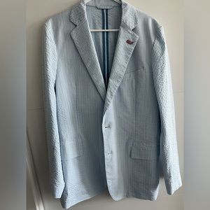 Vineyard Vines seersucker blazer 42L